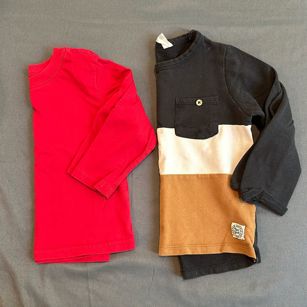 Long sleeve shirt bundle - toddler size 2T
